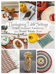 Maybe you would like to learn more about one of these? Free Thanksgiving Table Setting Crochet Patterns Sweet Potato 3