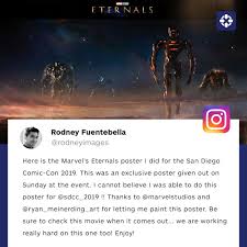 Eternals will show just how powerful the celestials are and explain what happened to the celestial that became knowhere. Ign On Twitter This Marvel S Eternals Poster By Rodneyimages Shows Off Concept Art For The Film S Absolutely Massive Celestials