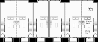 Best row house plans home building. 6 Plex House Plans Row House Plans Townhouse Plans Narrow Lot