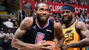 The clippers compete in the national basketball association (nba). Clippers Pull Even With Jazz Leonard Leaves Early Fa Sports