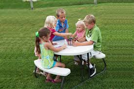 See more ideas about picnic bench, picnic table, painted picnic tables. Children S Picnic Table Air Bounce Adventures Party Rentals In Hamilton Burlington Niagara Falls Surroundings In Ontario