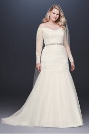 Crepe wedding dress wedding dresses lace skirt lace dress informal weddings trumpet skirt davids bridal dresses tea length dresses plunging neckline. Wedding Dresses