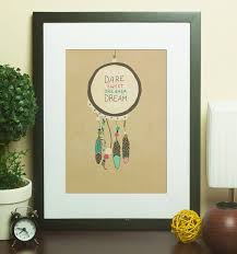 Dare Sweet Dreamer Boho Tribal Typographic Print Dreamcatcher Dorm Room Graduates Baby Shower Graduatio Baby Print Art Typographic Print The Dreamers