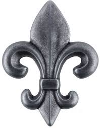 fleur de lis pewter knob new orleans