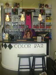 Make A Sticker That Says Color Bar And Put It Next To The Polish Colors Salon Decor Hair Salon Decor Hair Salon