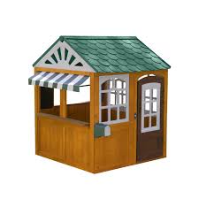 The playhouse is exactly as pictured. Kids Playhouses Walmart Com