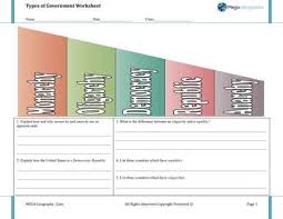 Types Of Government Worksheet The Best Geography Curriculum Worksheets With Images Worksheets Teacher Education Geography Activities