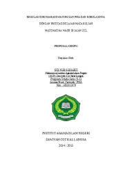 Dalam proposal penelitian diagram ini dibuat untuk mengkategorikan penelitian yang sudah dan akan di buat dalam cara yang tertib yang akan menyumbang pada tujuan akhir. Top Pdf Contoh Cover Untuk Seminar Proposal Skri 123dok Com