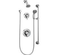 Moen T8342EP15 Commercial Posi-Temp Pressure Balancing Eco-Performance  Shower and Handshower Trim, Valve Required,s, Chrome