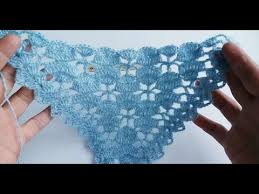 En Guzel Ucgen Sal 152 Yeni Sal Most Beautiful Triangle Shawl Orguyolum Yenisal Ucgensal Youtube Tig Desenleri Onluk Deseni Krose Dikisler