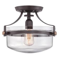 Deckenleuchte 1 Flammig Penn Station Haus Am Meer Farbe Bronze In 2020 Semi Flush Ceiling Lights Flush Lighting Semi Flush Lighting