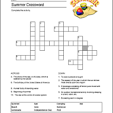 Free printable summer crossword puzzles for adults. Summer Wordsearch Crossword Puzzle And More