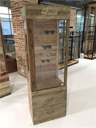 Solid Wood Fashion Floor Stand Sunglasses Display Cabinet Sunglasses Display Store Display Design Display Cabinet