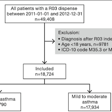 Select # of colors in palette. Study Flow Chart Out Of 49 408 Patients With Asthma Icd10 Code J45 Or Download Scientific Diagram