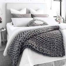 Both are made from 23 microns merino wool and shipped from ukraine. Generic 47 X39 4 47 X59 39 4 X31 5 Warm Hand Chunky Knit Blanket Thick Yarn Bu Fall Bedroom Sofa Blanket Knitted Blankets