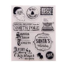 Free shipping on orders over $25 shipped by amazon. Merry Christmas Santa Claus Workshop Clear Stamps For Cards Making Decoration And Scrapbooking Rubber Stamps For Craft Arts Crafts Sewing Scrapbooking Rapidinfrastruktur Com