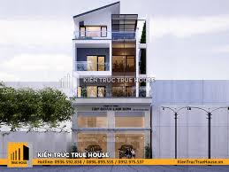 Nhà ống 4 tầng kiến trúc hiện đại kết hợp kinh doanh - THP 0032 -