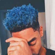 Eu absolutamente piro em cada um que vejo, óbvio que tem que ter muita atitude pra ter um. O U B P Tendencia Cabelos Crespos E Cacheados Coloridos Cabelo Afro Cabelos Masculinos Coloridos Cabelo
