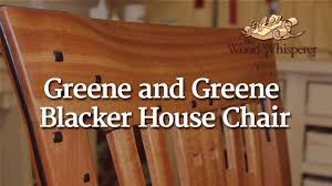 There are even some free patterns readily available online that you can download and print out. 215 Greene Greene Blacker House Chair The Wood Whisperer
