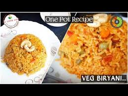 One Pot Biryani Recipe In Tamil Quick Vegetable Biryani Vegetable Biryani Brinji Rice Recipe Youtube In 2020 Veg Biryani Biryani Dum Biryani
