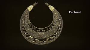 3d Model Scythian Pectoral Animation In 2020 Antique Jewelry Necklace 3d Model Antique Jewelry