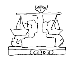 Desenho para crianças colorir de natureza e montanhas. Desenho De Balanca Para Colorir Colorir Com
