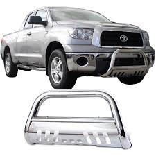 Come discuss the camry, tacoma, highlander, 4runner, rav4 and. Exterior Accessories Bull Bar Fits 2007 2017 Toyota Tundra 2008 2009 2010 2011 2012 2012 2013 2014 2015 2016 Ss Grill Guard Front Bumper With Skid Plate By Ikon Motorsports Grilles Grille Guards