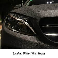 Matte Black Sanding Pearl Glitter Vinyl Wrap Air Bubble Free Sparkle Glitter Vinyl For Car Wrapping 5ft X 98f Vinyl For Cars Custom Cars Paint Matte Black Cars