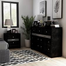 Shop Silver Orchid Balistrieri Black 2 Piece Nightstand And Dresser Set On Sale Overstock 30374782