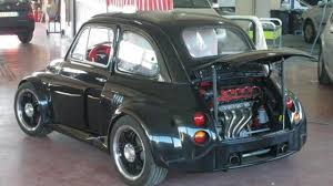 What was the theme song for the fiat 500? Heavily Modified Fiat 500 Has A Lamborghini V12 Engine Video
