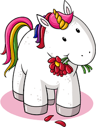 Im haushalt verschönert das flauschige. Wandsticker Einhorn Dickes Einhorn Mit Blumen Unicorn Einhorn Regenbogen Clipart Full Size Clipart 1261965 Pinclipart