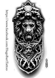 This beautiful and noble creature has long since been the epitome of all things regal and traditionally british. Lion Tattoo Stoned Shin Ghotic Frame Window Face Tattoo Statue Tattoo Mythology Tattoos Greek Tattoos