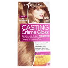 Shop with afterpay on eligible items. L Oreal Paris Casting Creme Gloss Dark Blonde 700 Semi Permanent Hair Dye Wilko