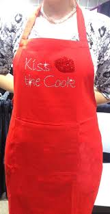 Kiss The Cook Apron With Rhinestones In Choice By Regalrhinestones 38 95 Cooking Apron Kiss The Cook Apron Apron