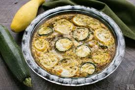 Turns out, it was a great idea! Yellow Summer Squash Frittata With Zucchini Low Carb Yum