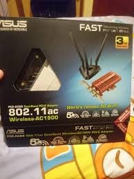 Asus Pce Ac68 Dual Band Wireless Ac1900 Pci E Adapter Electronics Computer Parts Accessories On Carousell