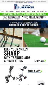 Home of official pga tour news, stats, video, player profiles and tournament information. Gear Up Your Game Pga Tour Superstore Email Archive