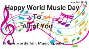 Leave a reply cancel reply. Happy World Music Day June21st 2018 Youtube