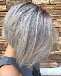Trendy Silver Bobs Grey Hair Color Transition To Gray Hair Hair Highlights