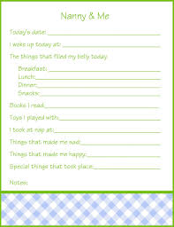 Keep A Daily Log And Give It Special Place For Easy Viewing Kitchen Counter Coffee Table Entry Table Nanny Activities Nanny Nanny Jobs