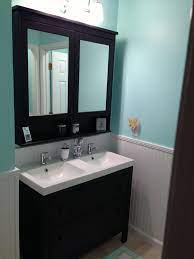 If your vanity is a floating (no legs). 083188af5fc5a92b794d3b6134cf748f Jpg 736 981 Pixels Small Bathroom Vanities Double Sink Small Bathroom Double Vanity Bathroom