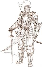 Half Plate Suit Of Armor By Art Calavera Armor Drawing Fantasy Character Design Medieval Drawings