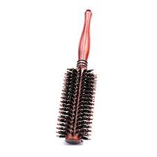 Wooden boar bristle hair brushes /professional hair brush. 1pc Natural Boar Bristle Round Hair Brush Salon Comb Wood Handle Massa Ninthavenue Europe