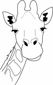 Image Result For Giraffe Head Coloring Page Giraffe Art Giraffe Drawing Giraffe Painting