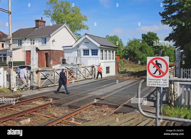 Level crossing keeper hi-res stock photography and images - Alamy