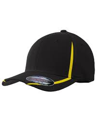 sport tek stc16 flexfit performance colorblock cap