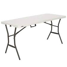 Buy cosco 6 foot centerfold folding table, white at walmart.com. Cosco 6 Foot Centerfold Folding Table White Used Camping Exchange