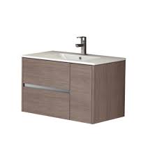 5.0 out of 5 stars. Eviva Aries 32 Medium Oak Modern Bathroom Vanity Wall Mount With White Integrated Porcelain Sink Bathroom Vanities Modern Vanities Wholesale Vanities