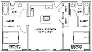 The most spacious floor plan at marquette place. 36x20 House 2 Bedroom 2 Bath 720 Sq Ft Pdf Floor Plan Etsy In 2021 Small House Floor Plans House Plans Tiny House Floor Plans