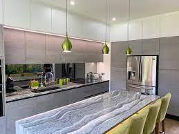 Counter height kitchen & dining room sets : Concrete Effect Kitchen With High Ceilings Lima Kitchens